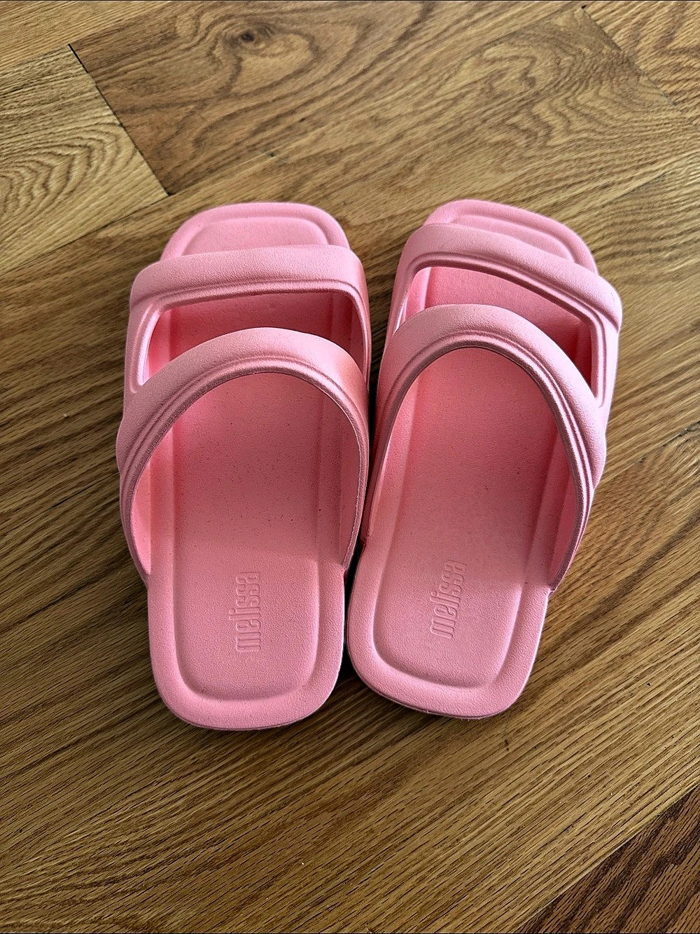 Melissa Airbubble Slide Pink Platform Slide Sandals